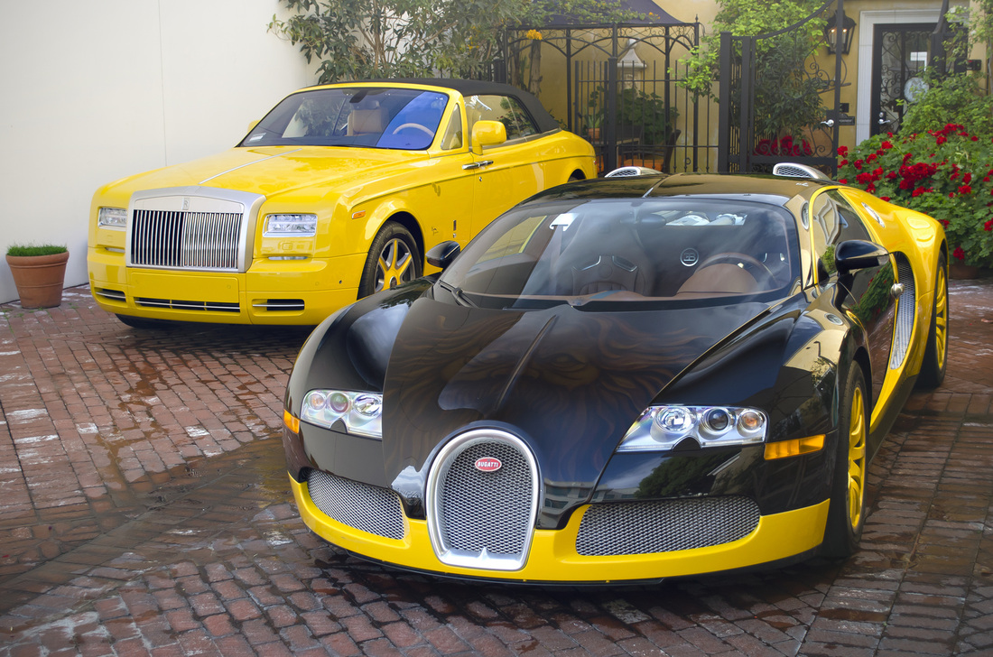 Bijan Bugatti Veyron and Rolls-Royce Phantom by SoCal Car Photography